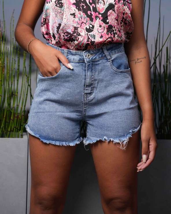 SHORT JEANS DECHIRER LD99070-2