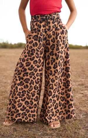 PANTALON LEOPARD GIRL