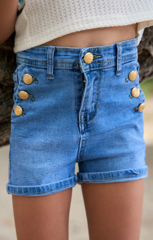 SHORT JEANS MARINIERE GIRL