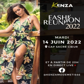 ✨ Kenza est partenaire de la Fashion Réunion 2022 ✨
Suivez notre défilé en FACEBOOK LIVE 🔴, en direct dès 20h mardi 14 juin sur notre page❗

Ne manquez pas cet événement pour découvrir en exclusivité nos prochaines collections, réservez vite vos places sur www.monticket.re ! 😊